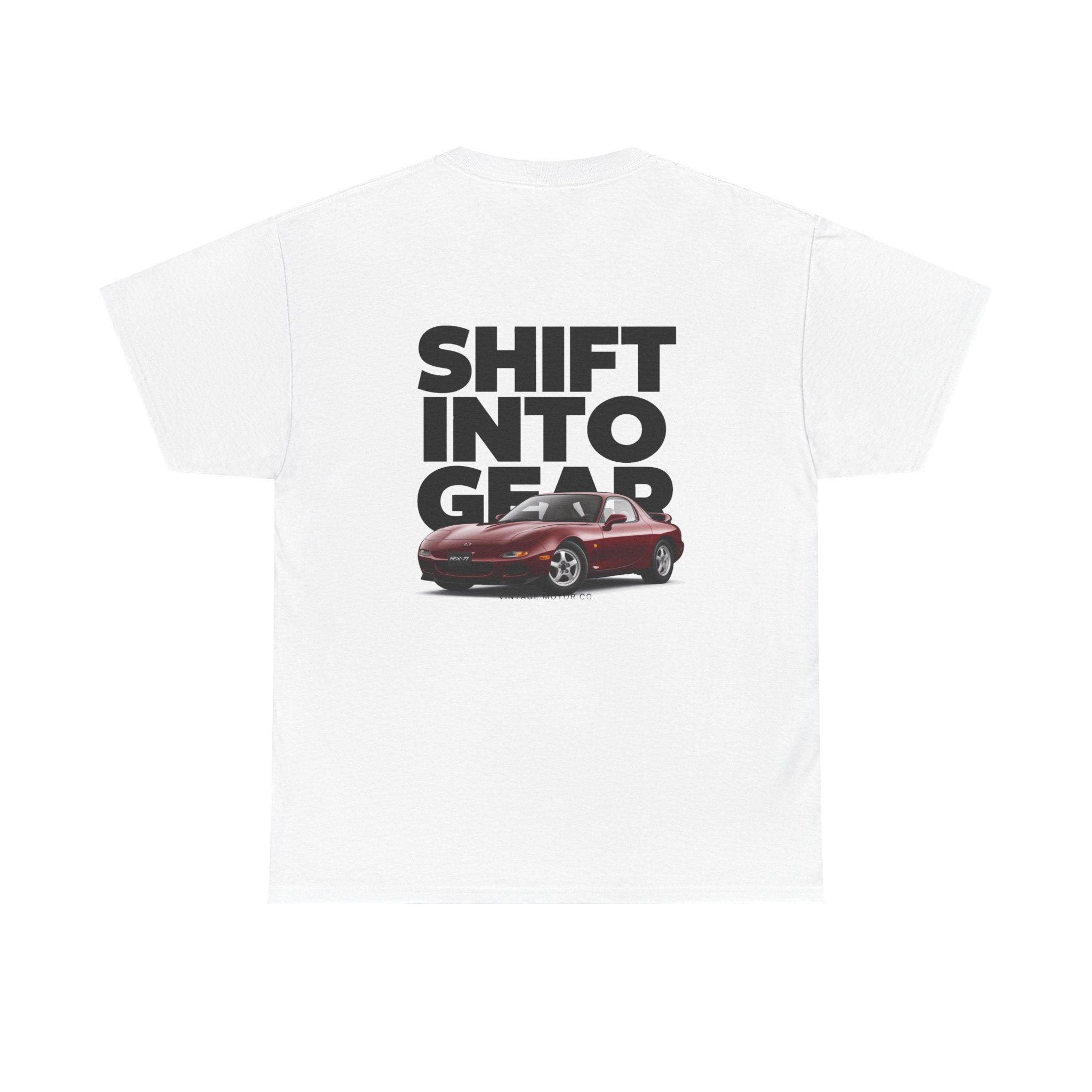 Mazda RX-7 'Shift Into Gear' Tee | Rotary JDM Classic