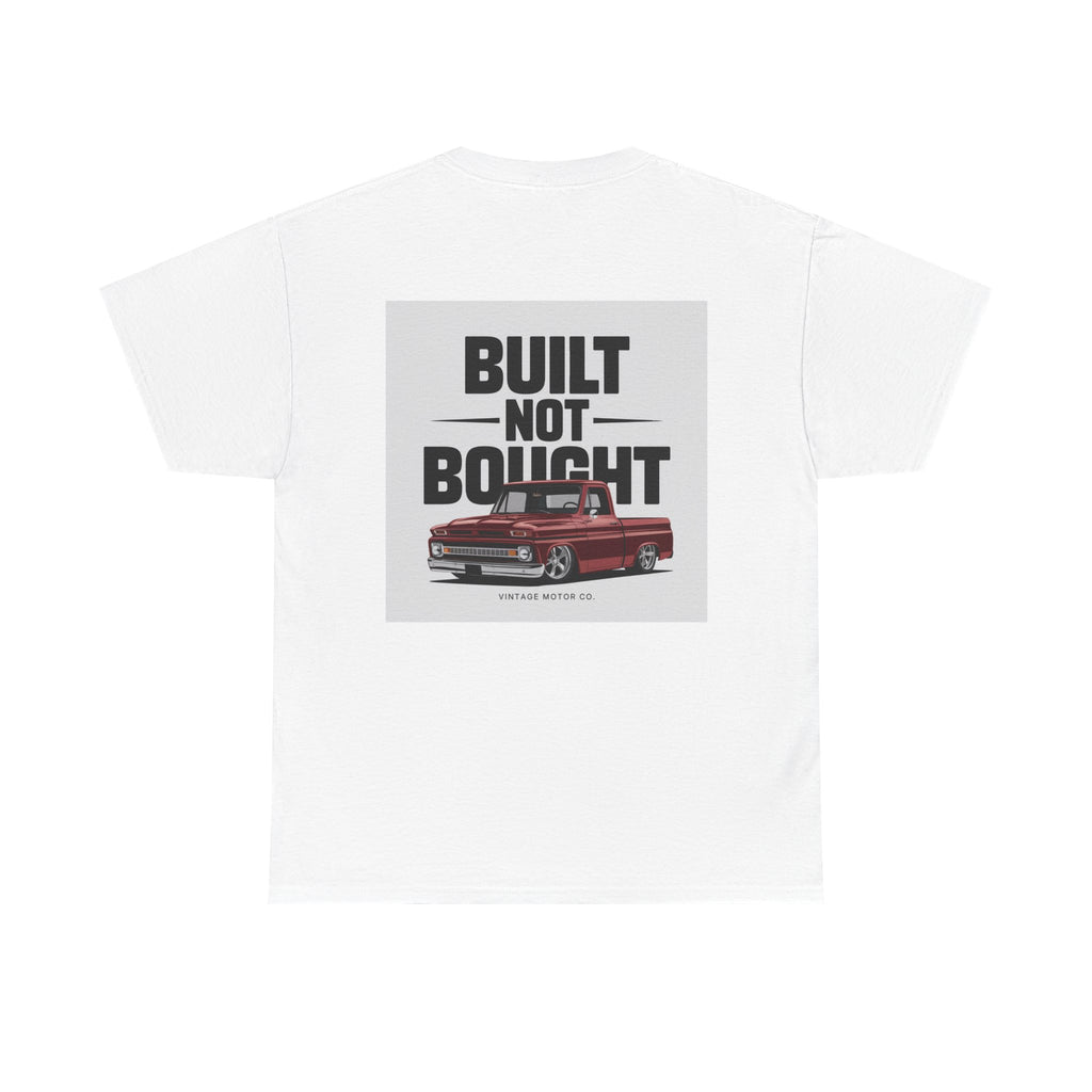 Chevy C10 'Built Not Bought' Tee | Classic Squarebody Truck